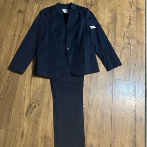 Old Navy Navy Cropped Blazer & Ankle-Length Pants Set